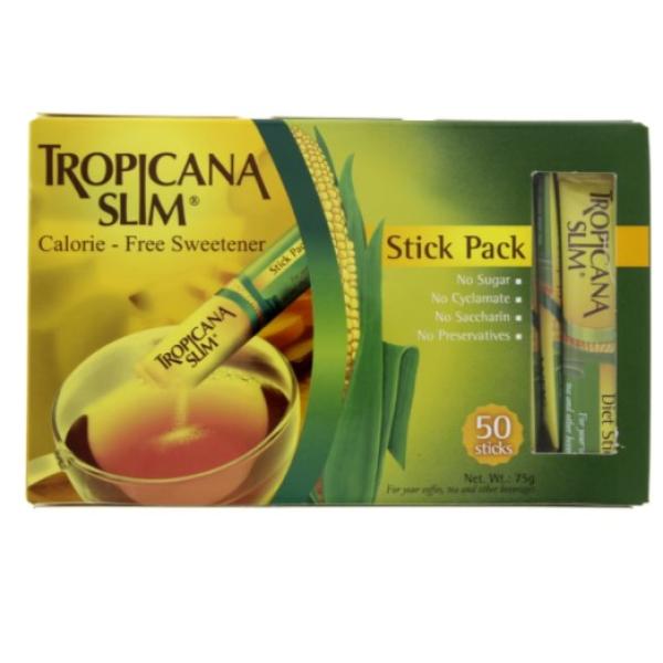 Tropicana Slim Calorie Free Sweetener Stick Pack 50pcs
