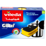 Vileda Glitzi Sponge Scourer Dish Washing High Foam 2 pcs